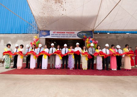 Nhà máy bê tông dự ứng lực Vinaconex Xuân Mai Đà Nẵng được khánh thành
